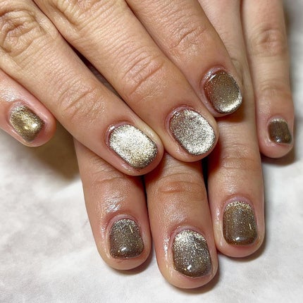 #ジェルネイル,#セルフネイル,#ネイル,#ニュアンスネイル,#フットネイル,#小田原ネイル,#シンプルネイル,#マグネットネイルのネイルデザイン