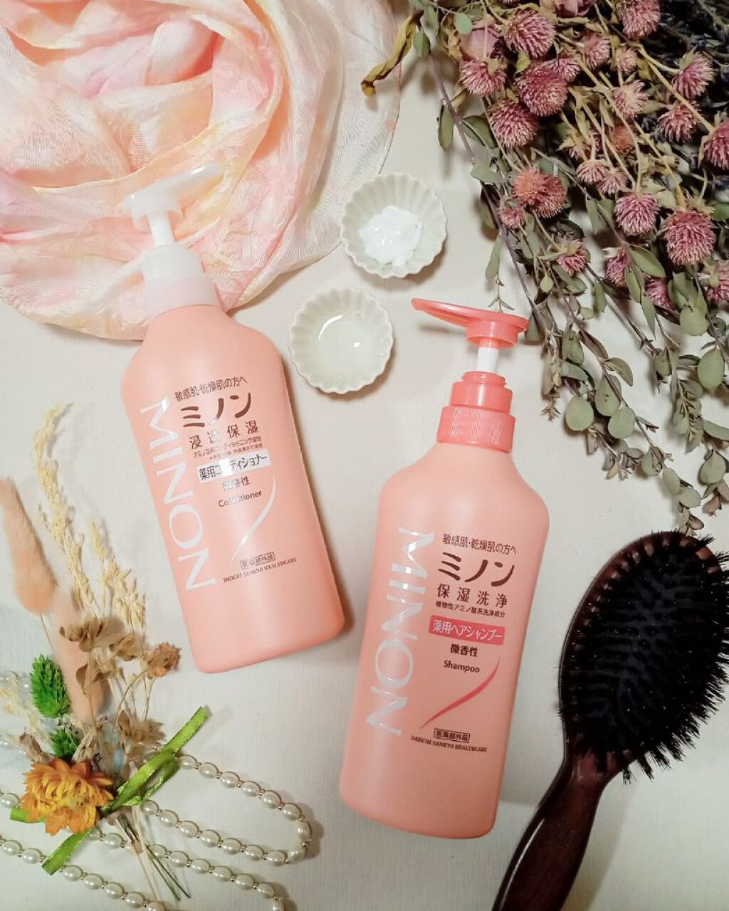 ミノン薬用ヘアシャンプー／薬用コンディショナー/ミノン/市販シャンプーを使ったクチコミ（1枚目）