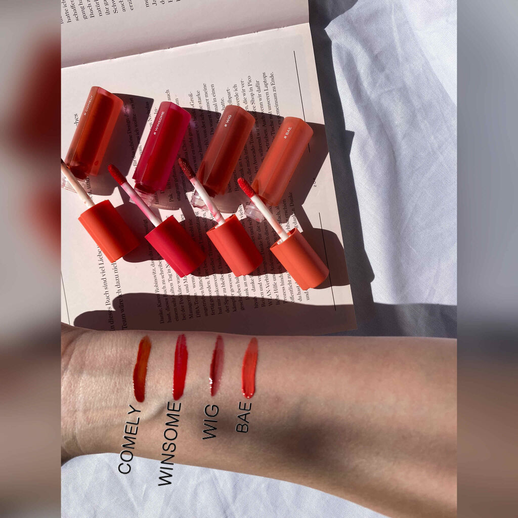 ホリカホリカ ハートクラッシュグローティントエアー/HOLIKA HOLIKA/リップティントを使ったクチコミ（1枚目）