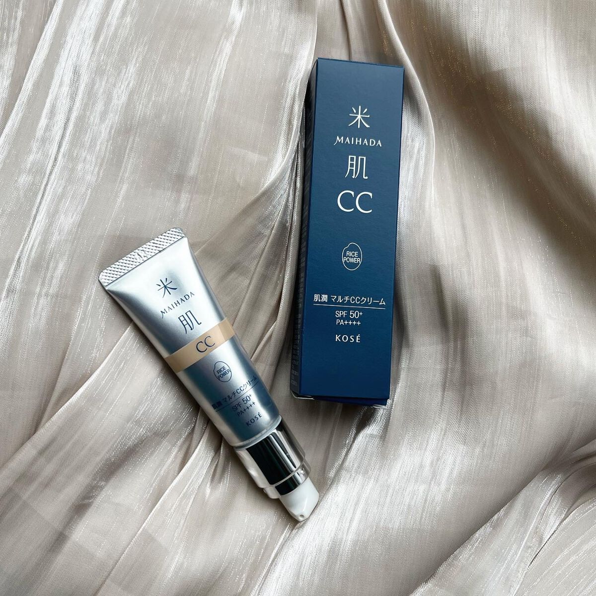 肌潤 マルチCCクリーム/米肌/CCクリームを使ったクチコミ(5枚目)