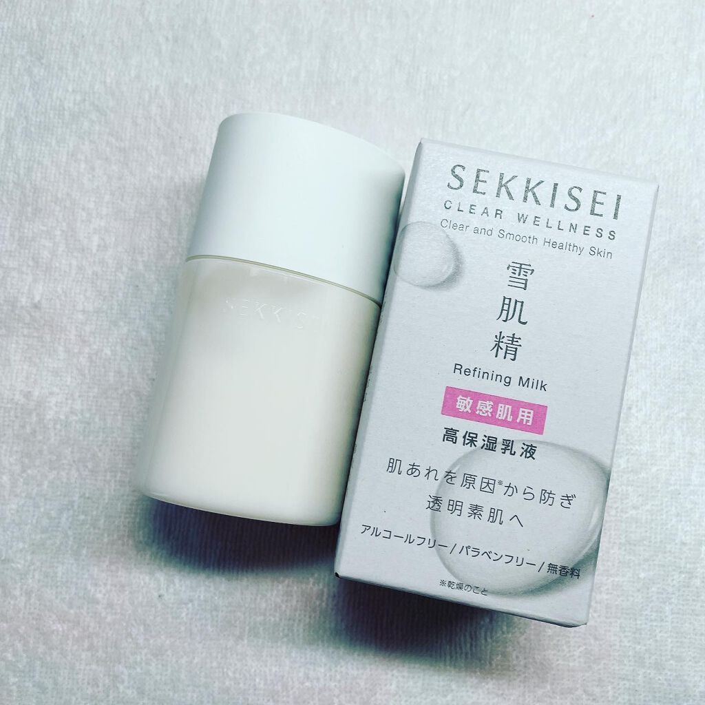 クリアウェルネス リファイニング ミルク SS 本体 90ml/雪肌精/乳液を使ったクチコミ（1枚目）
