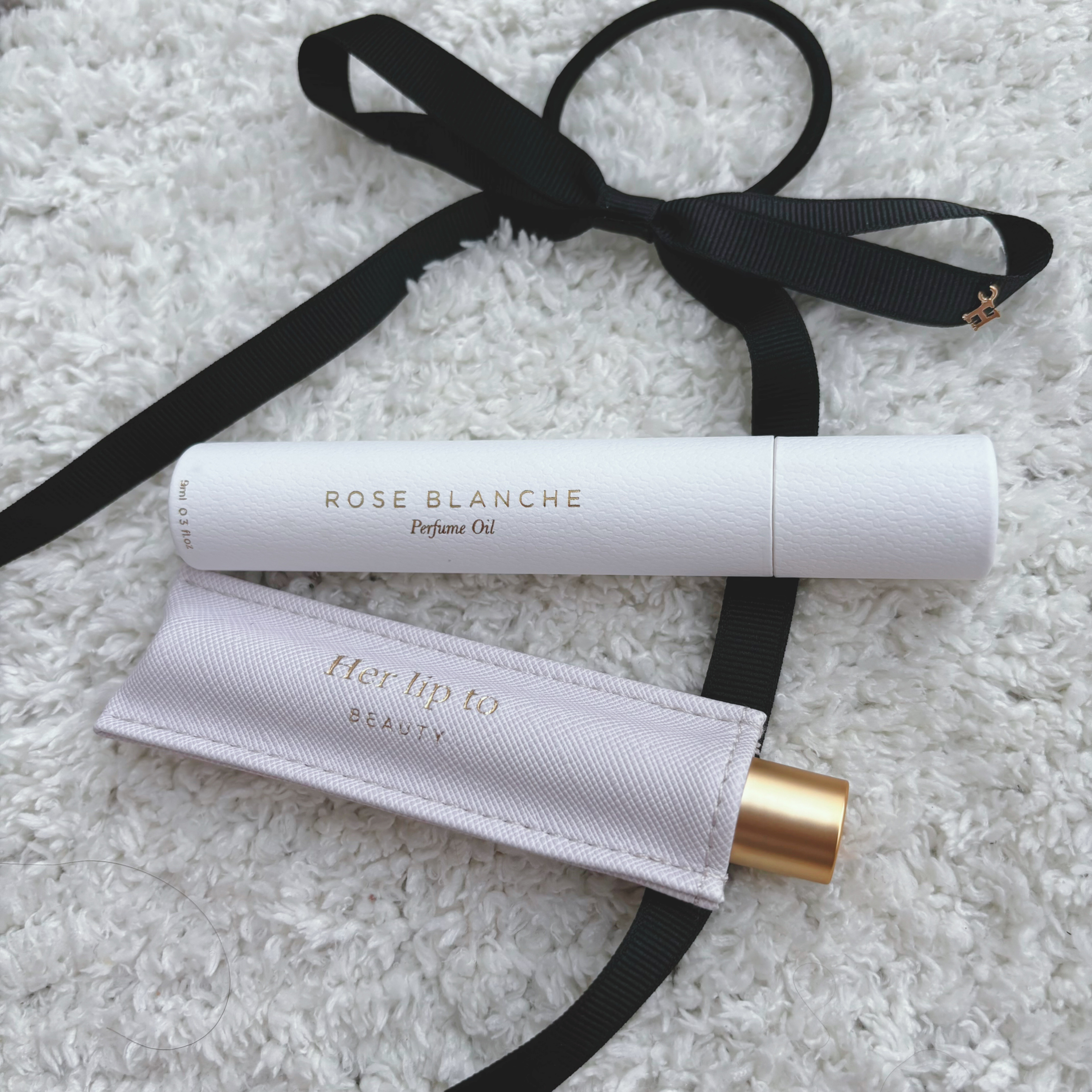 試してみた】ロールオンパフュームオイル ローズブランシュ Her lip to