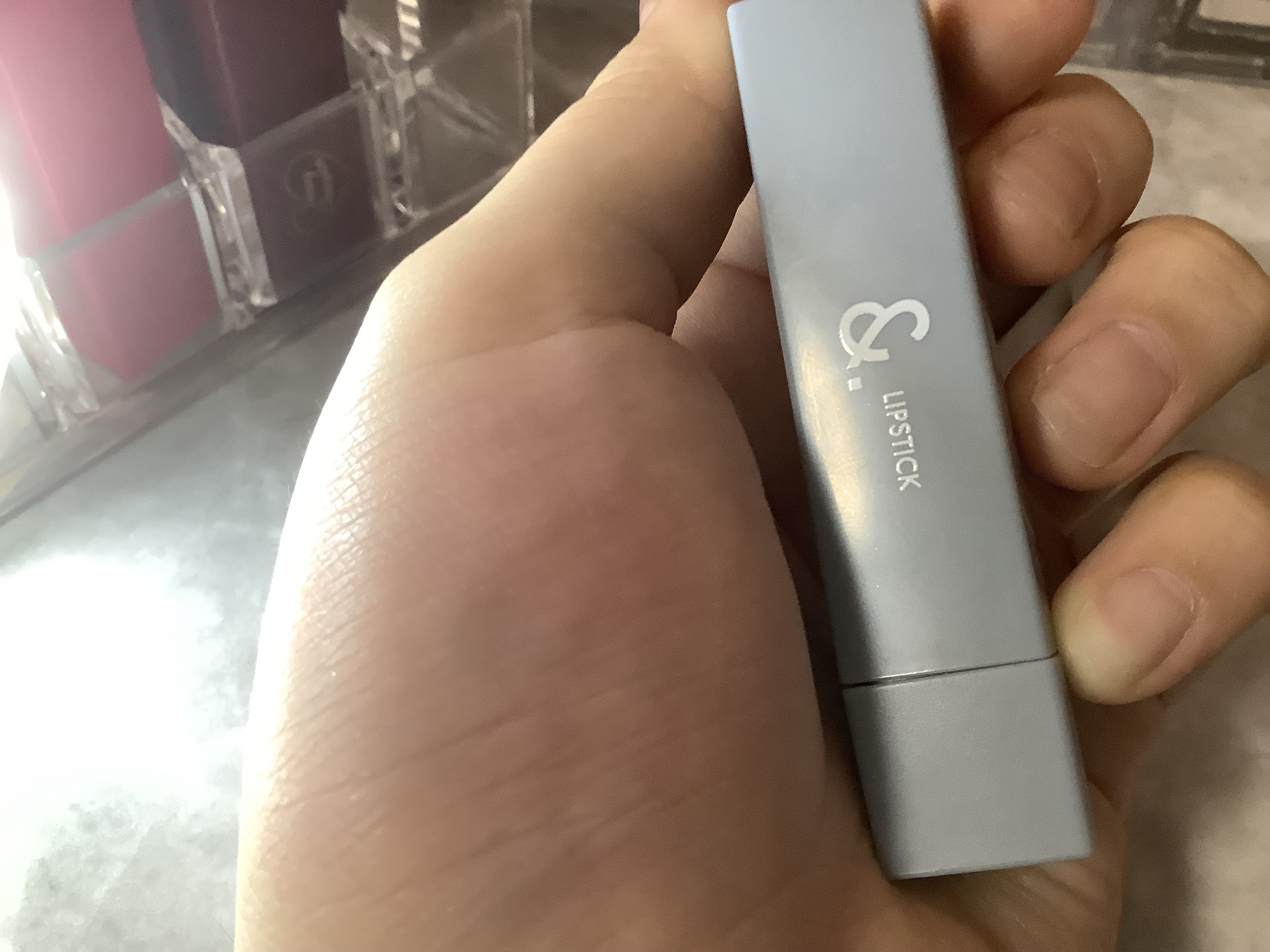 &.リップスティック シャインベリー/DAISO/口紅を使ったクチコミ（3枚目）