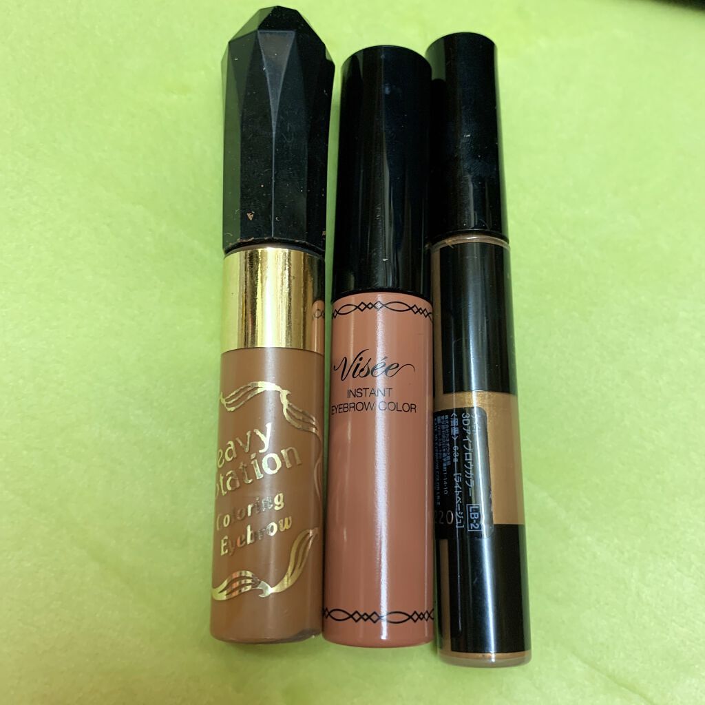 リシェ カラーリング アイブロウマスカラ BR-2 ライトブラウン/Visée/眉マスカラを使ったクチコミ（2枚目）
