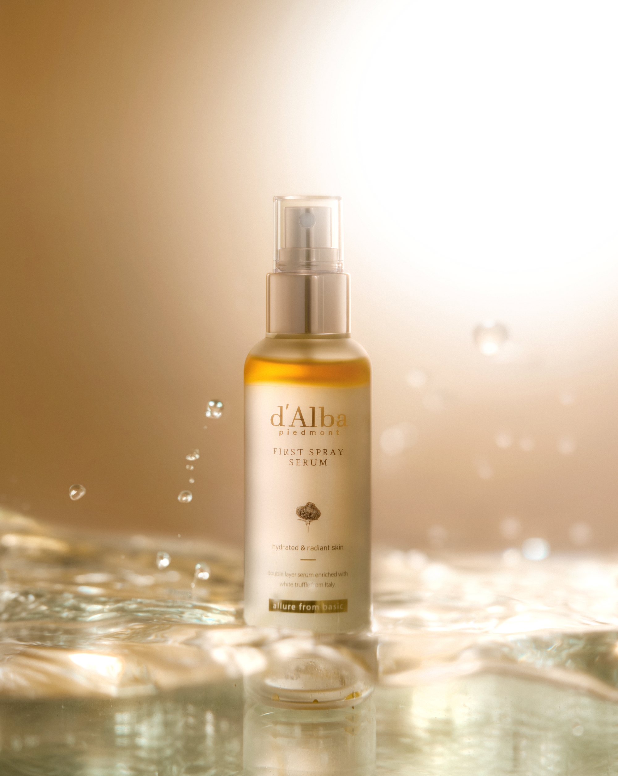 ダルバ ホワイトトリュフファーストスプレーセラム/ダルバ/ミスト状化粧水を使ったクチコミ（1枚目）