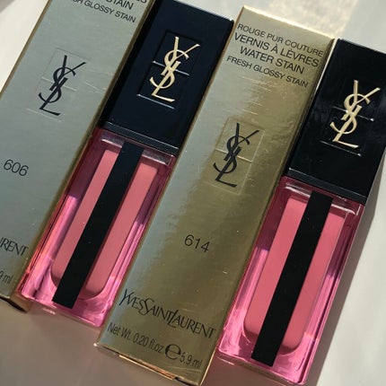 ルージュ ピュールクチュール ヴェルニ ウォーターステイン/YVES SAINT LAURENT BEAUTE/口紅を使ったクチコミ(5枚目)