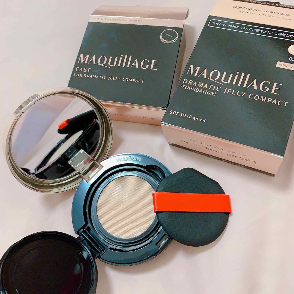 ドラマティックジェリーコンパクト/マキアージュ/クッションファンデーションを使ったクチコミ(1枚目)