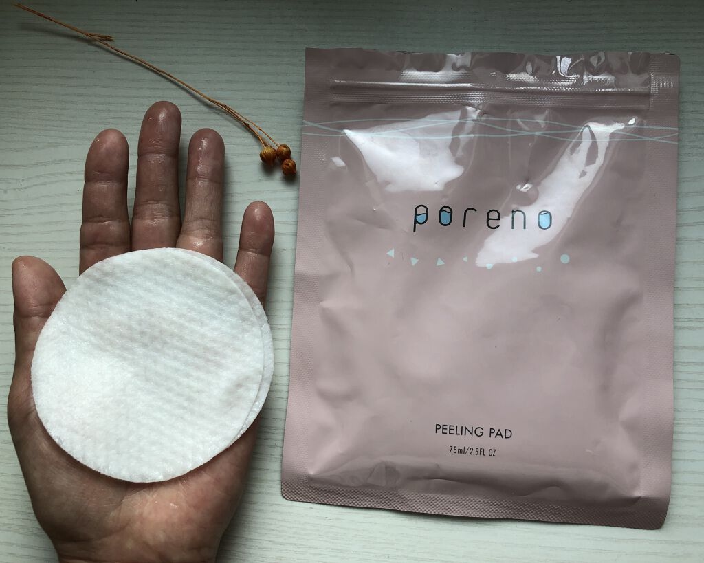 ピーリングパッド ポアノ/ウツクシア/トナーパッドを使ったクチコミ（3枚目）