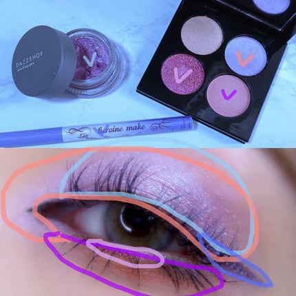 スパークリング ジェム/DAZZSHOP/ジェル・クリームアイシャドウを使ったクチコミ(5枚目)