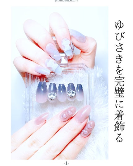 ネイルチップ(シールタイプ)/FINGER SUIT/ネイルチップ・パーツを使ったクチコミ(2枚目)