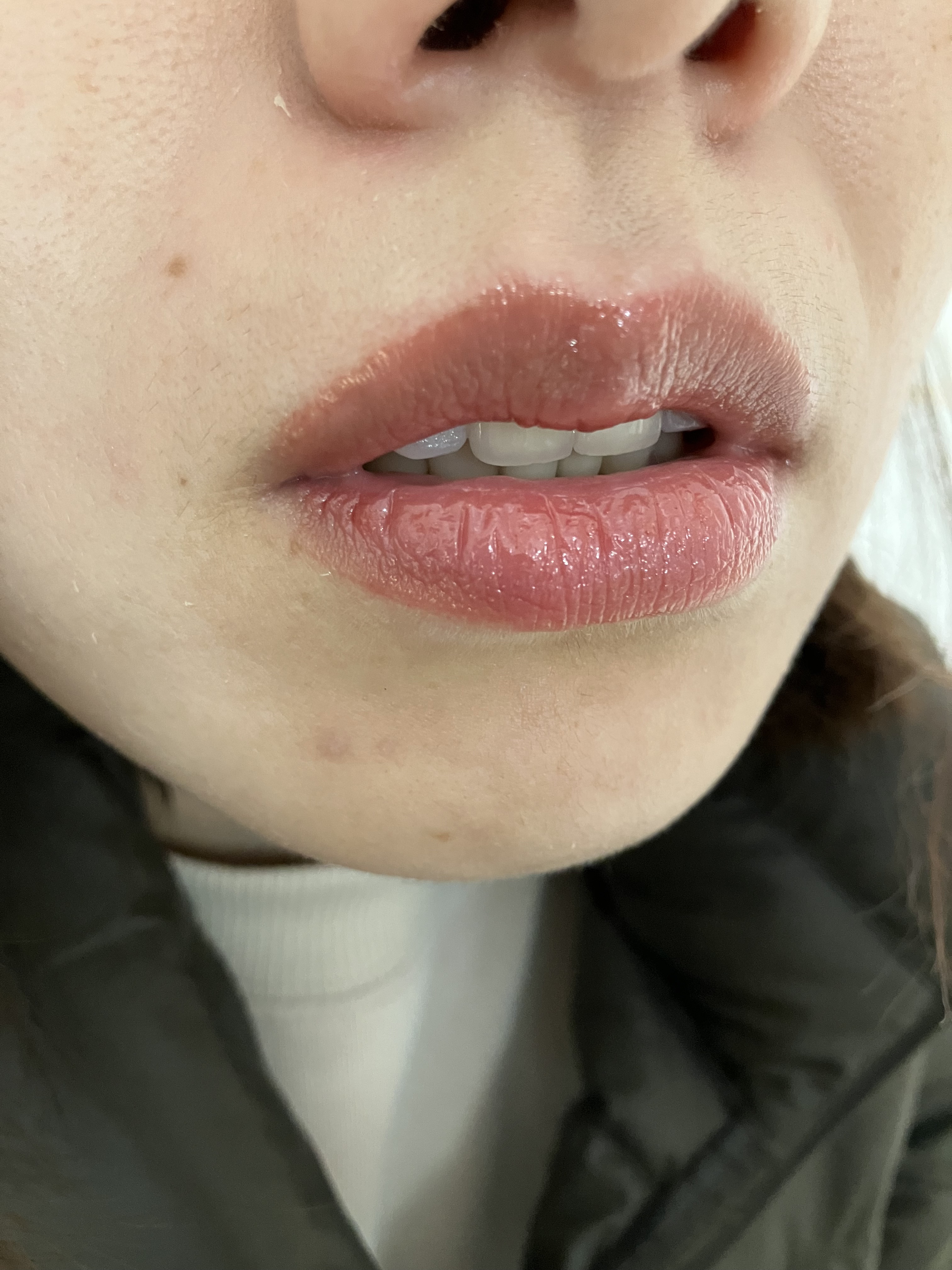 ニュアンスラップティント 06 恋の花束ピンク/Fujiko/リップティントを使ったクチコミ（3枚目）