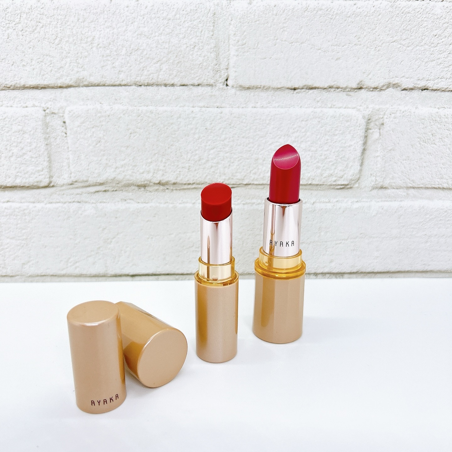 グレースフル モイスチャー リップスティック/綾花/口紅を使ったクチコミ（2枚目）