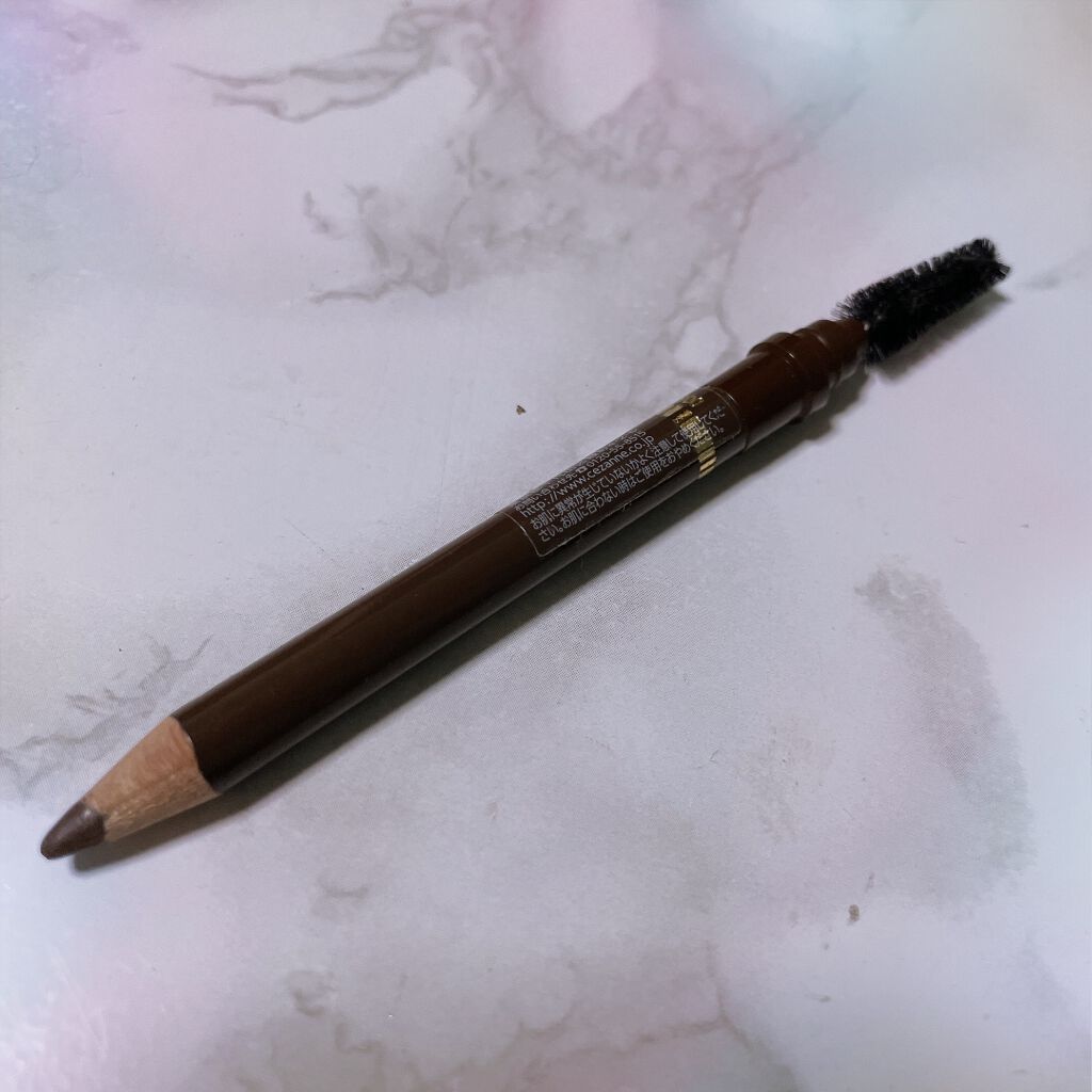 ブラシ付 アイブロウ 01 ライトブラウン/CEZANNE/アイブロウペンシルを使ったクチコミ（1枚目）