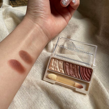 トーンアップアイシャドウ/CEZANNE/アイシャドウパレットを使ったクチコミ(5枚目)