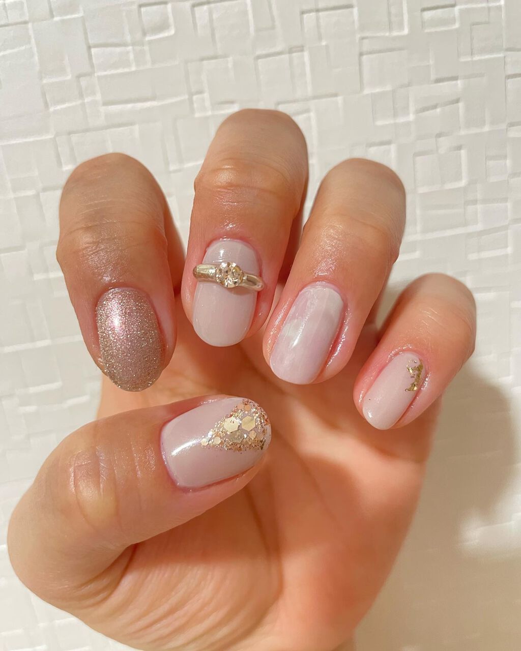 ホワイトライトコレクション/TOY's × INITY/ジェルネイルを使ったクチコミ(3枚目)