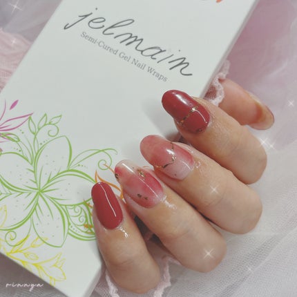 jelmain ジェルネイルシール/jelmain/ネイルシールを使ったクチコミ(6枚目)