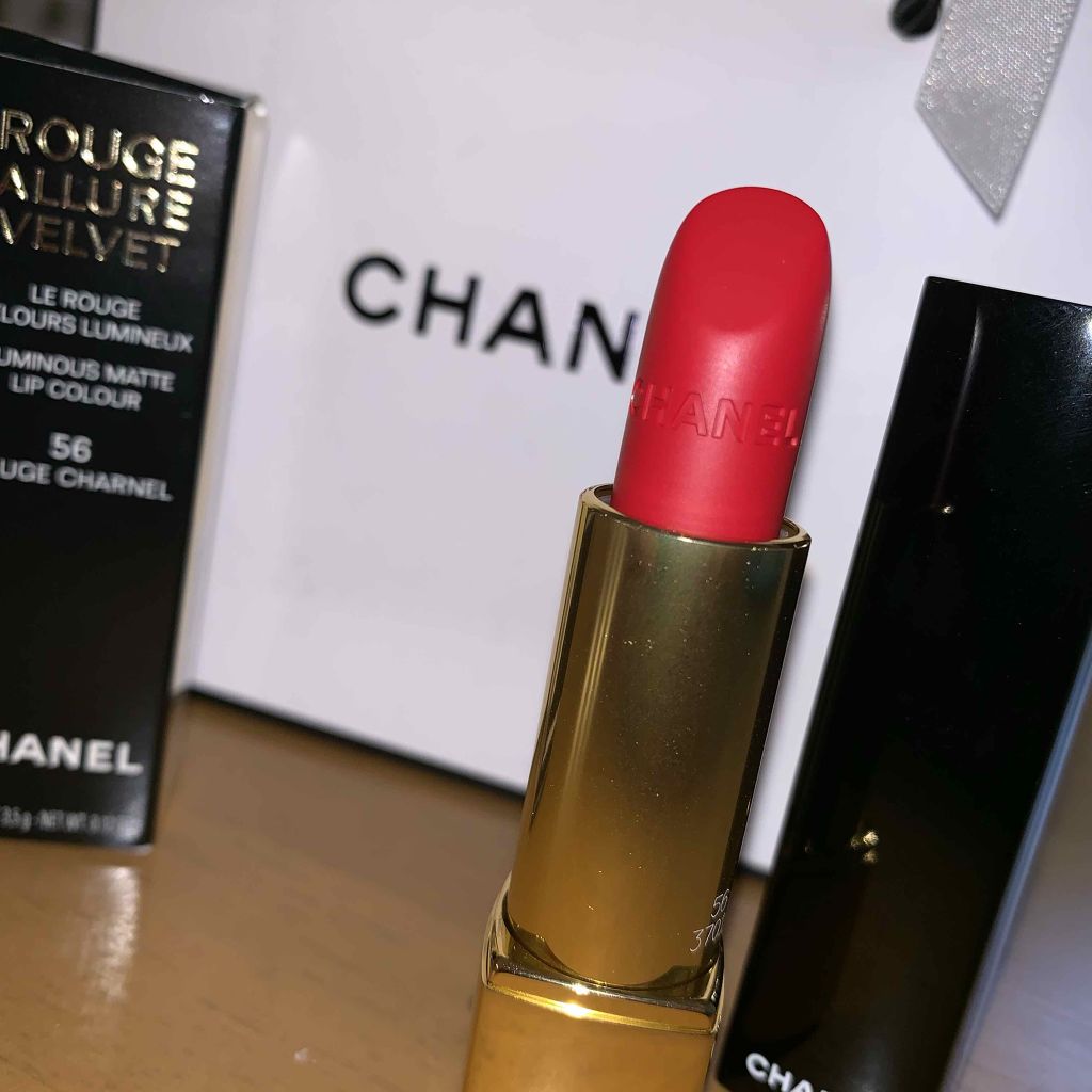 ルージュ アリュール ヴェルヴェット/CHANEL/口紅を使ったクチコミ(1枚目)