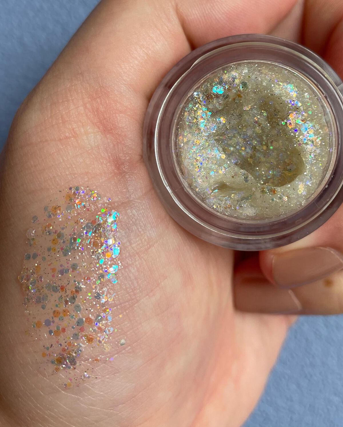 シャイラスティンググリッタージェル/POPSY NOTE/グリッターを使ったクチコミ(4枚目)