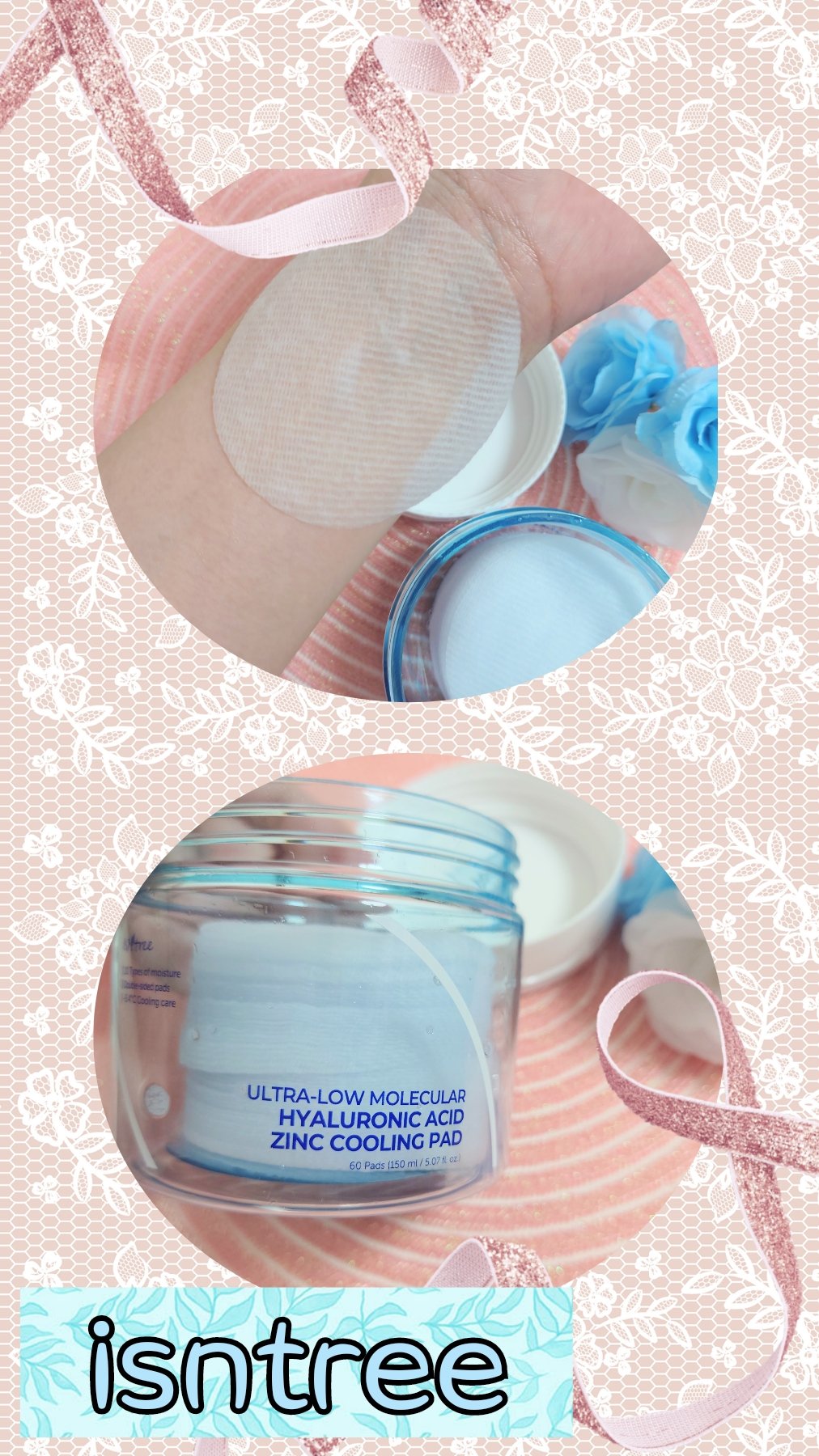 超低分子ヒアルロン酸ジンククーリングパッド/Isntree/トナーパッドを使ったクチコミ（2枚目）
