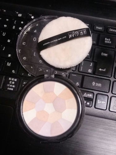 UR GLAM　MARBLE FACE POWDER/U R GLAM/プレストパウダーを使ったクチコミ（3枚目）