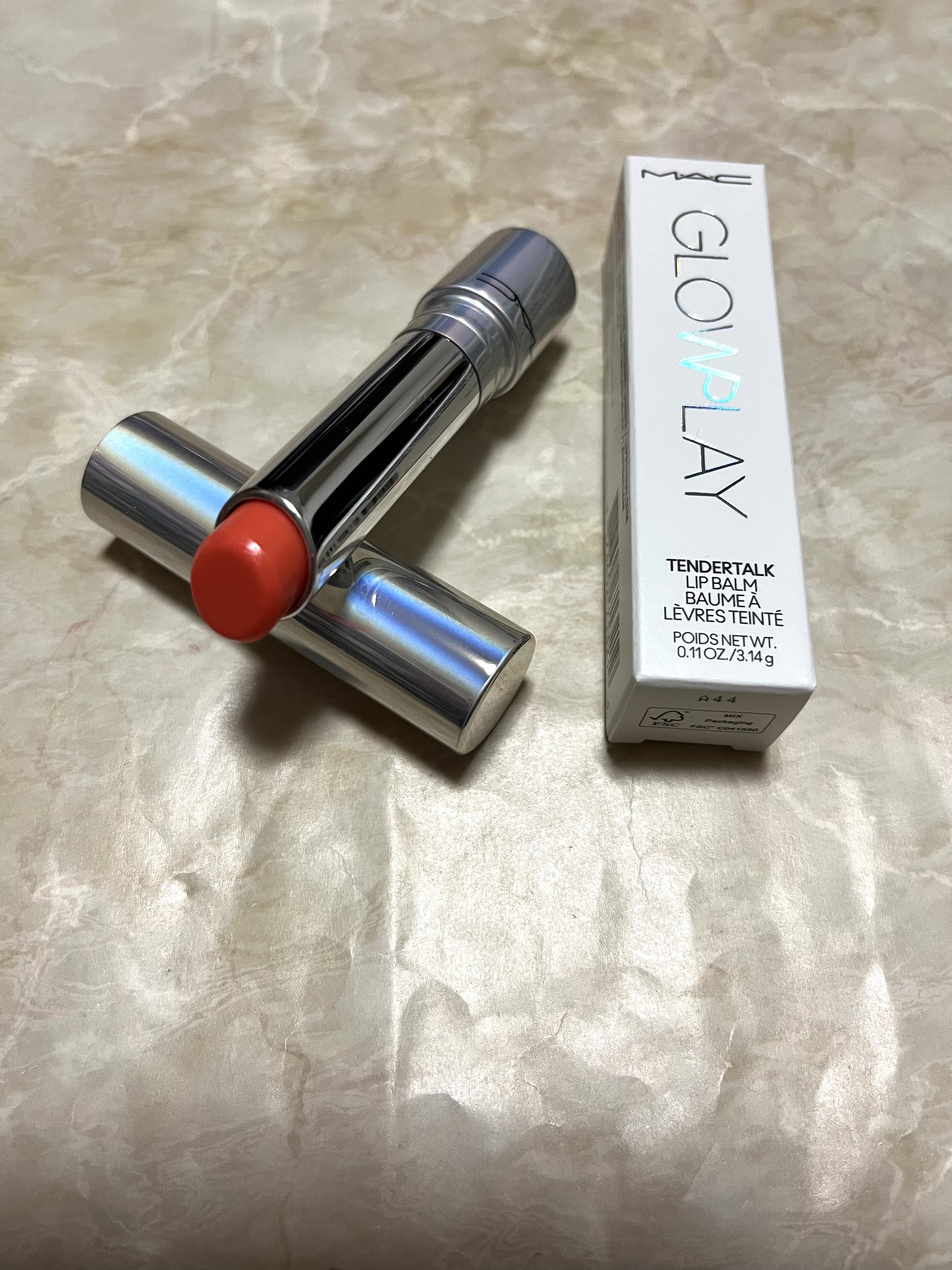 グロー プレイ テンダートーク リップ バーム 459 キャンディッド/M・A・C/リップバームを使ったクチコミ（1枚目）