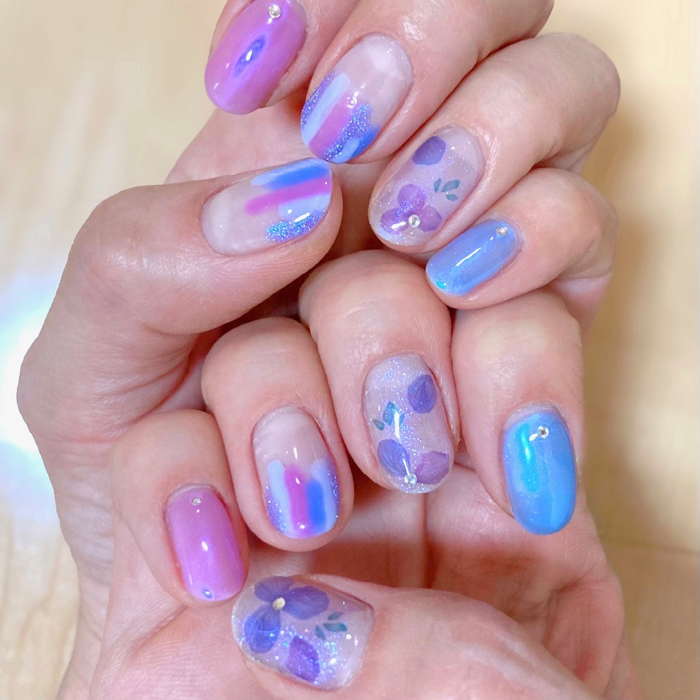 ネイルシール/セリア/ネイルシールを使ったクチコミ(2枚目)