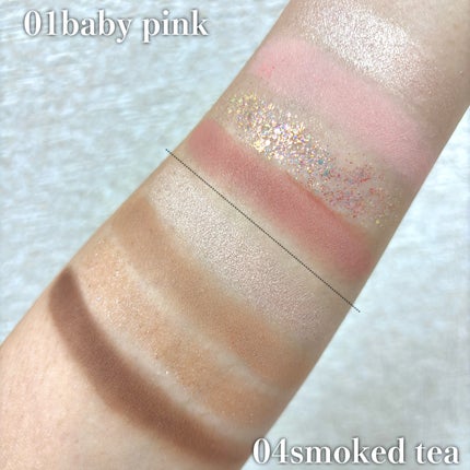 4色アイシャドウパレット/MOKA Japan cosmetics/アイシャドウパレットを使ったクチコミ(4枚目)