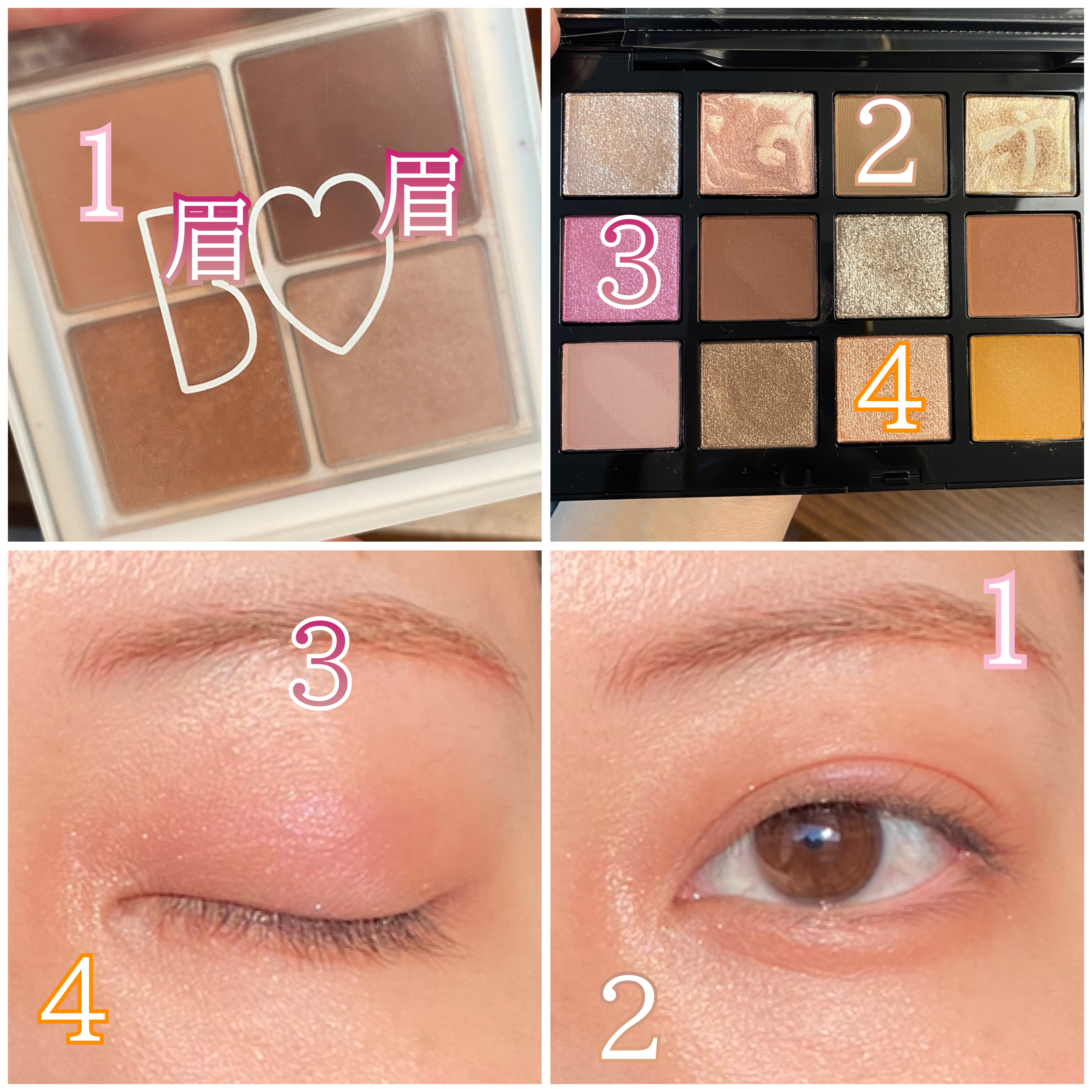 THE アイパレR/b idol/アイシャドウパレットを使ったクチコミ（2枚目）