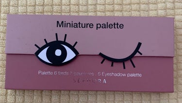 Miniature Palette/SEPHORA/アイシャドウパレットを使ったクチコミ（1枚目）