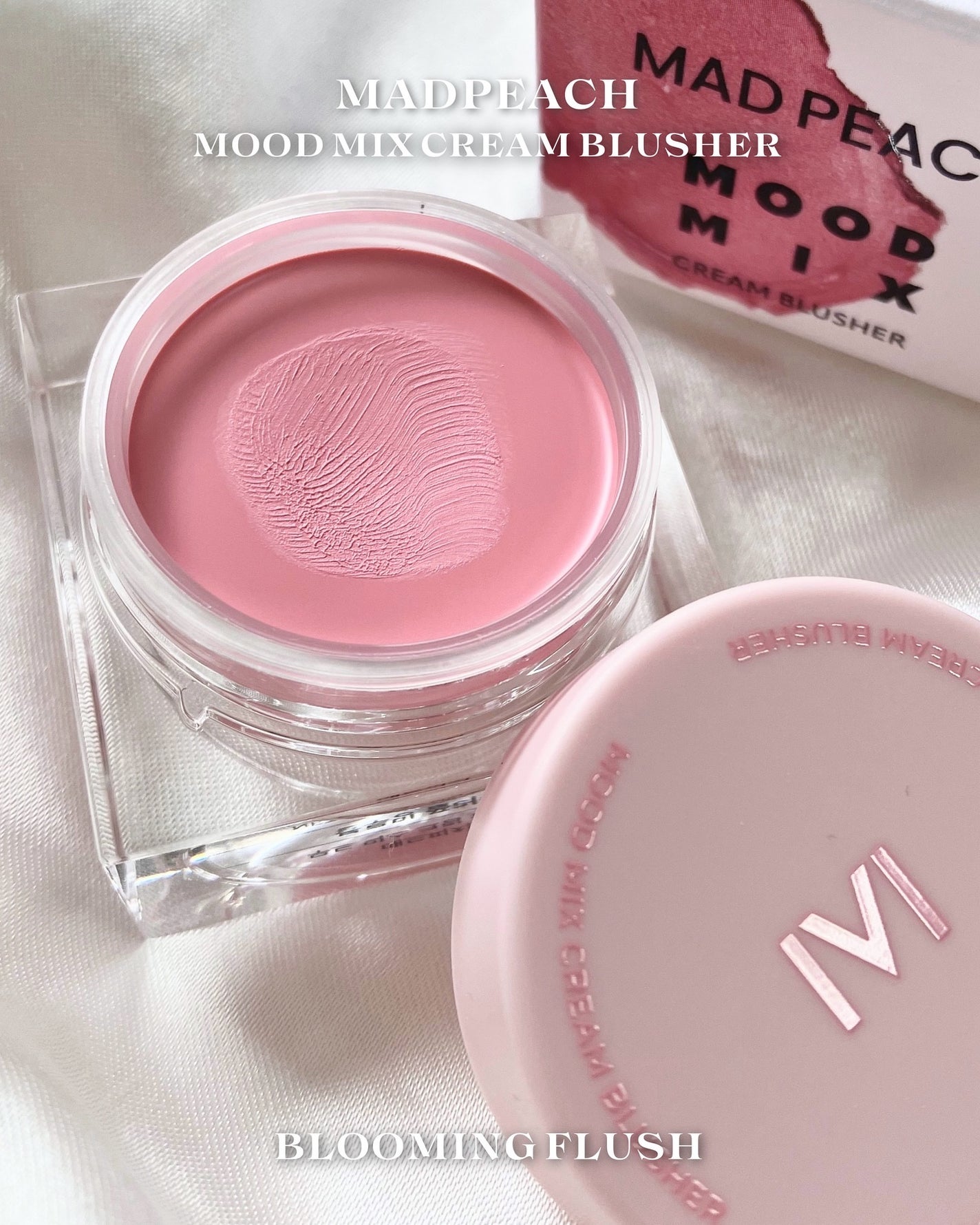 ムードミックスクリームブラッシャー/MAD PEACH/ジェル・クリームチークを使ったクチコミ(5枚目)
