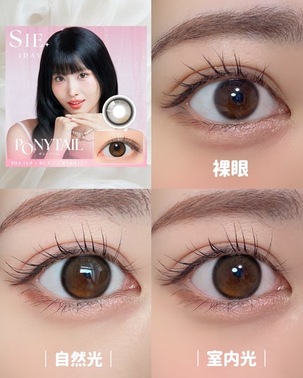 SIE. 1day/SIE./ワンデー(1DAY)カラコンを使ったクチコミ(4枚目)