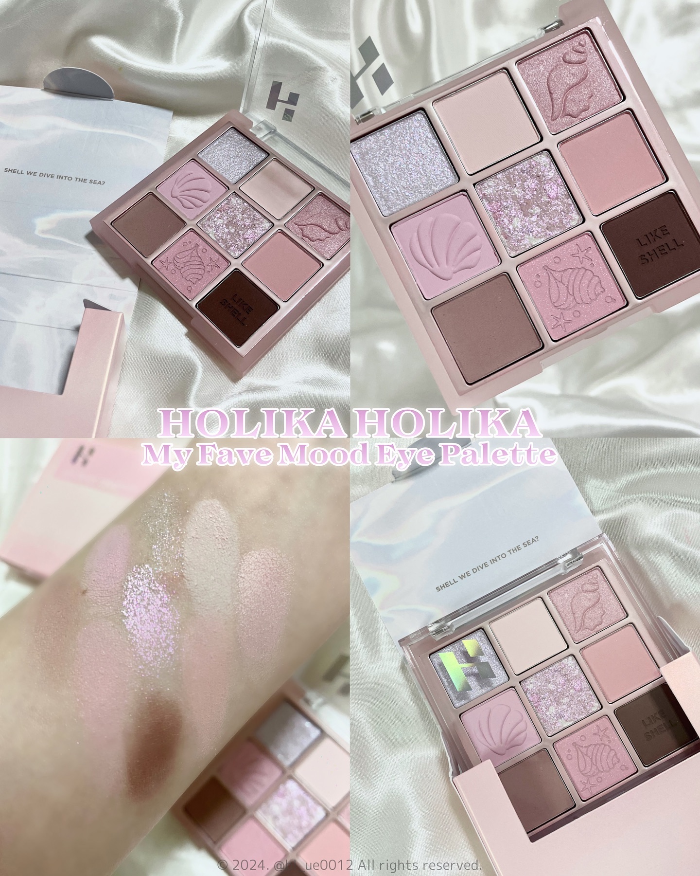 マイフェイブムードアイパレット 9カラー/HOLIKA HOLIKA/アイシャドウパレットを使ったクチコミ（1枚目）