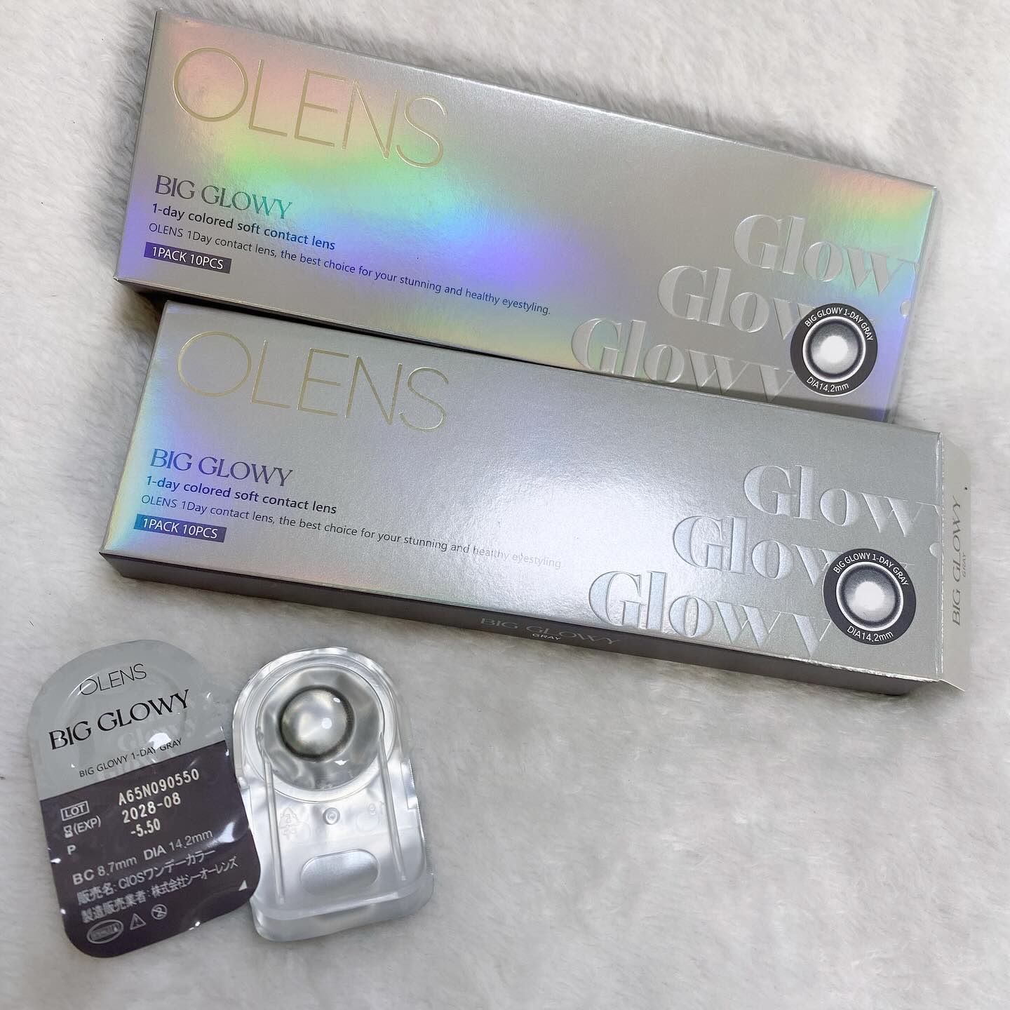 Big Glowy 1day/OLENS/ワンデー（１DAY）カラコンを使ったクチコミ（3枚目）