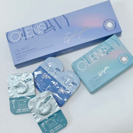 sarina🌷 on LIPS 「🩵@olens_jp新色水光カラコンはサファイアブルー🩵..水..」(4枚目)