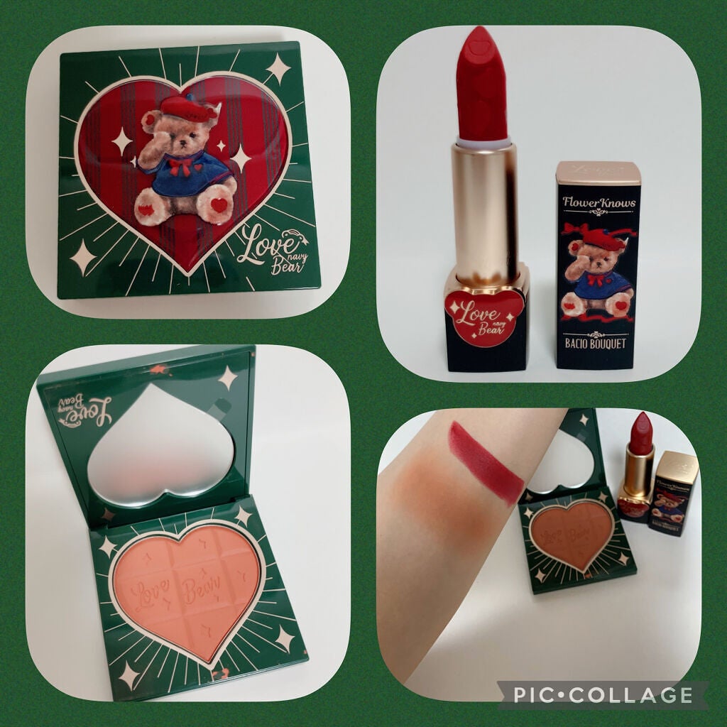 Love Bear ブラッシュ/FlowerKnows/パウダーチークを使ったクチコミ(2枚目)