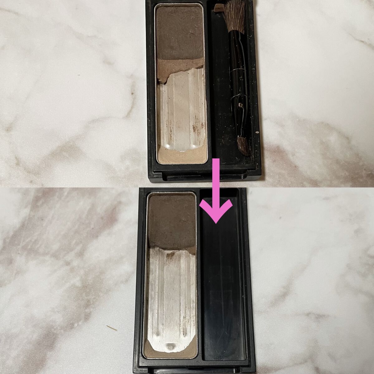 UR GLAM　EYEBROW POWDER/U R GLAM/パウダーアイブロウを使ったクチコミ（3枚目）