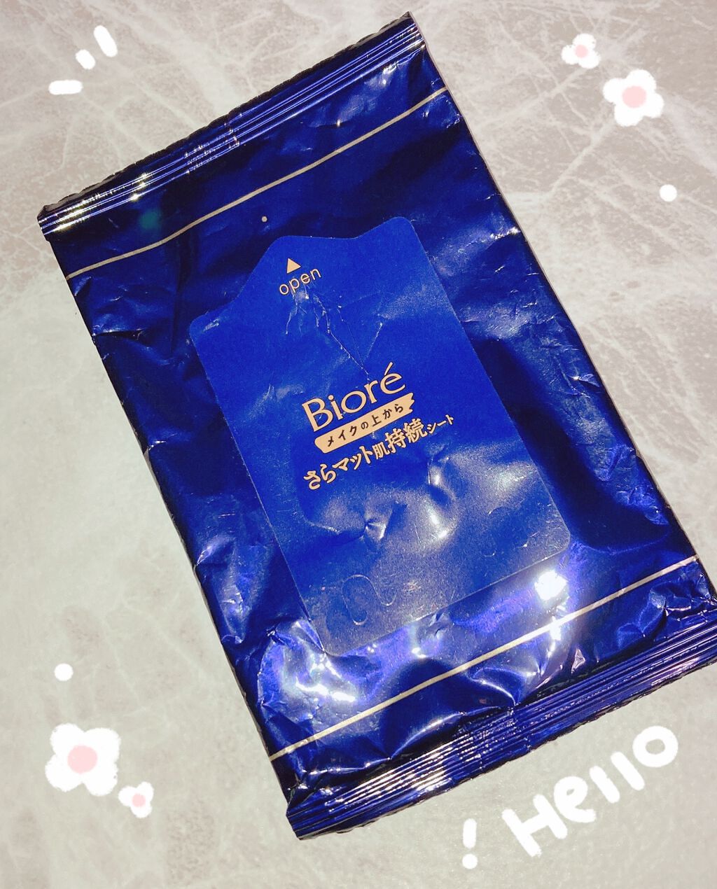 ビオレ メイク持続シート さらマット肌/ビオレ/フェイスシートを使ったクチコミ(1枚目)