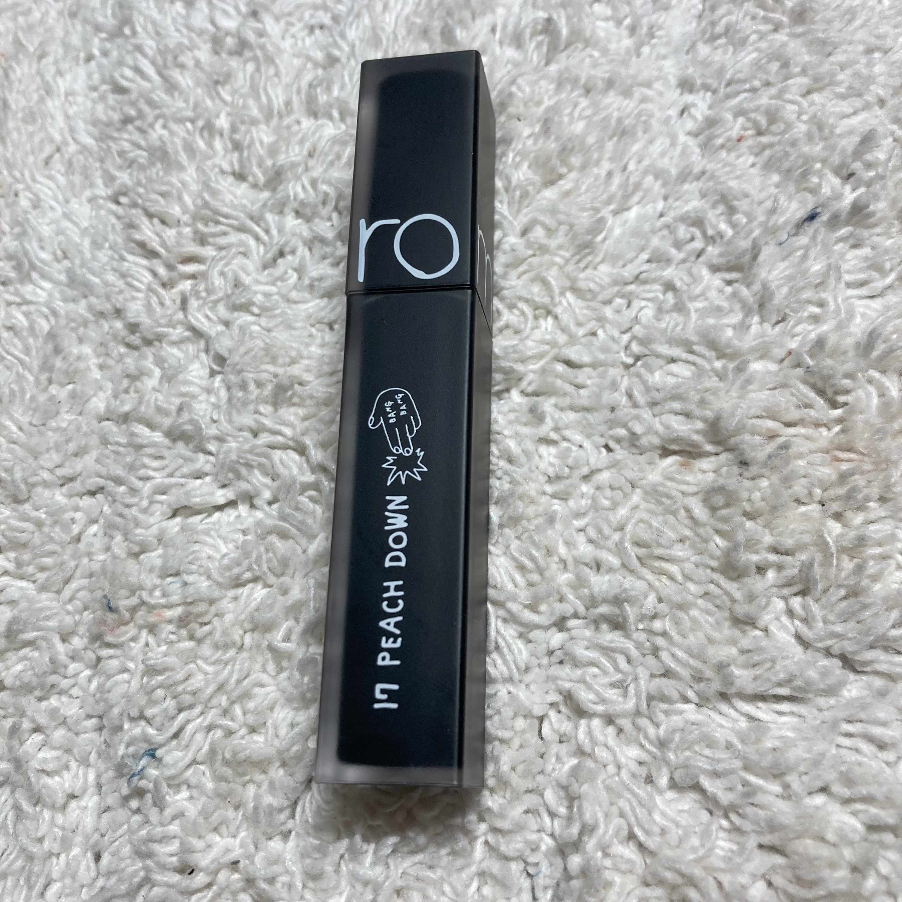 rom&nd ブラーファッジティント 17 ピーチダウン（rom&nd×INAPSQUARE）/rom&nd/リップティントを使ったクチコミ（1枚目）