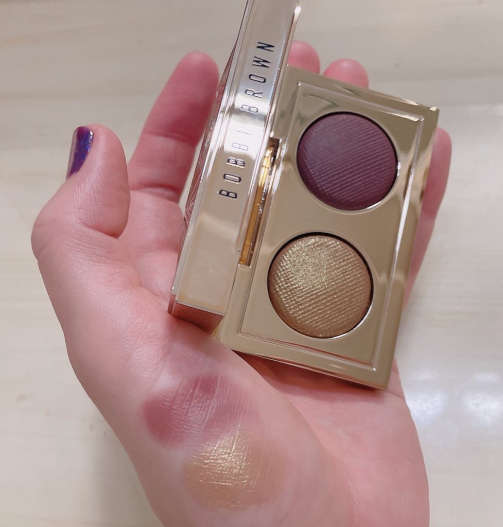 リュクス アイシャドウ デュオ/BOBBI BROWN/アイシャドウパレットを使ったクチコミ（2枚目）