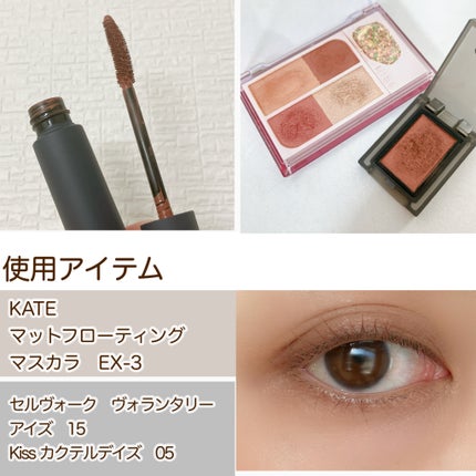 セルヴォーク ヴォランタリー アイズ 15 ブラウンボルドー/Celvoke/単色アイシャドウを使ったクチコミ(2枚目)