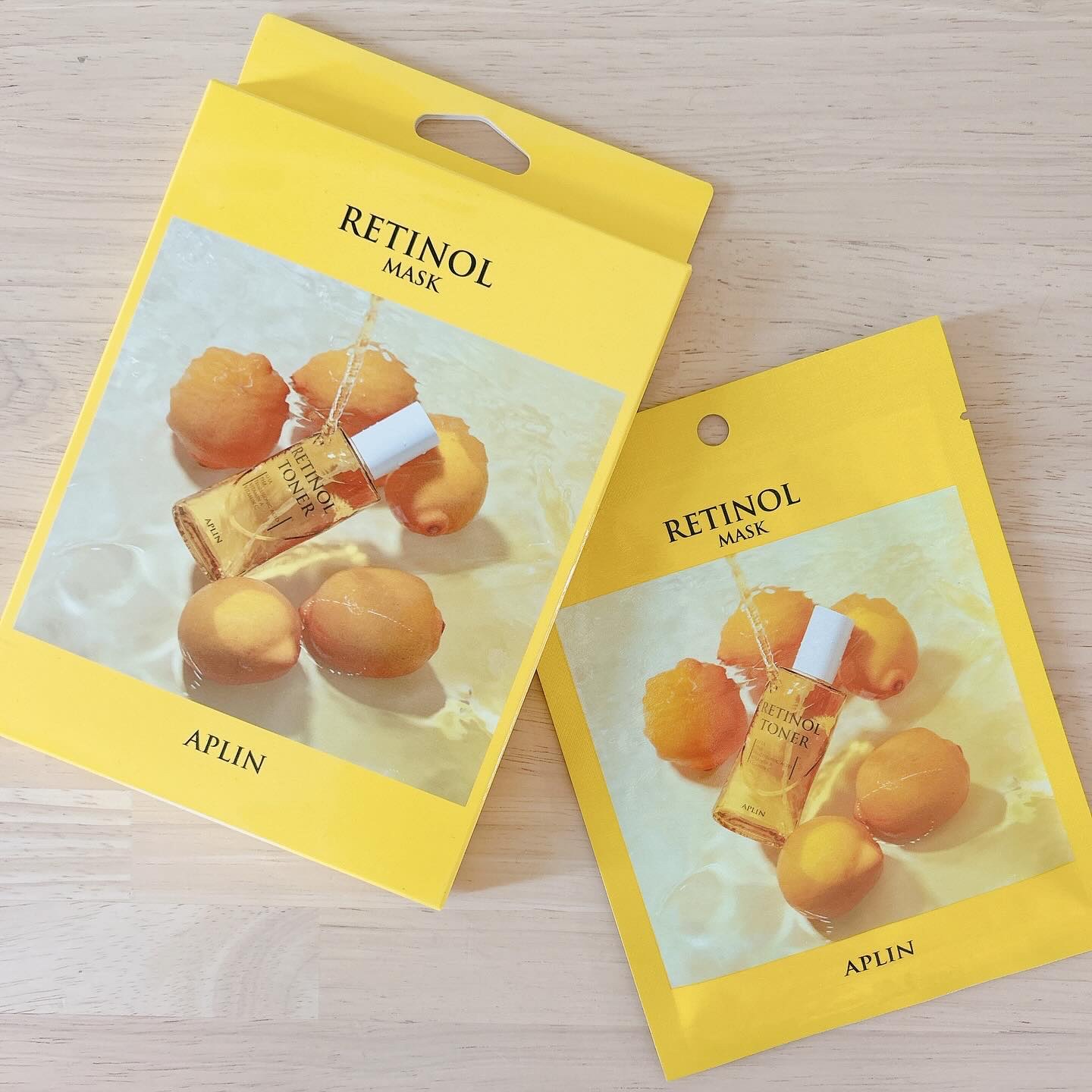 レチノールマスクパック 3枚/APLIN/シートマスク・パックを使ったクチコミ（1枚目）