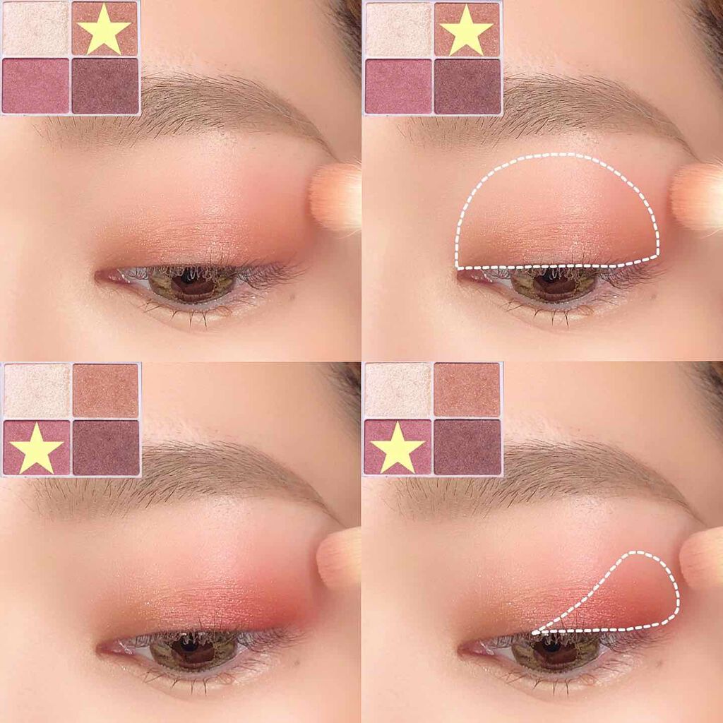 シルキースフレアイズ/キャンメイク/アイシャドウパレットを使ったクチコミ（3枚目）