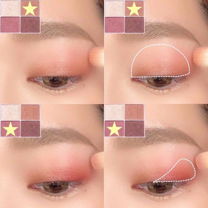 シルキースフレアイズ/キャンメイク/アイシャドウパレットを使ったクチコミ(3枚目)