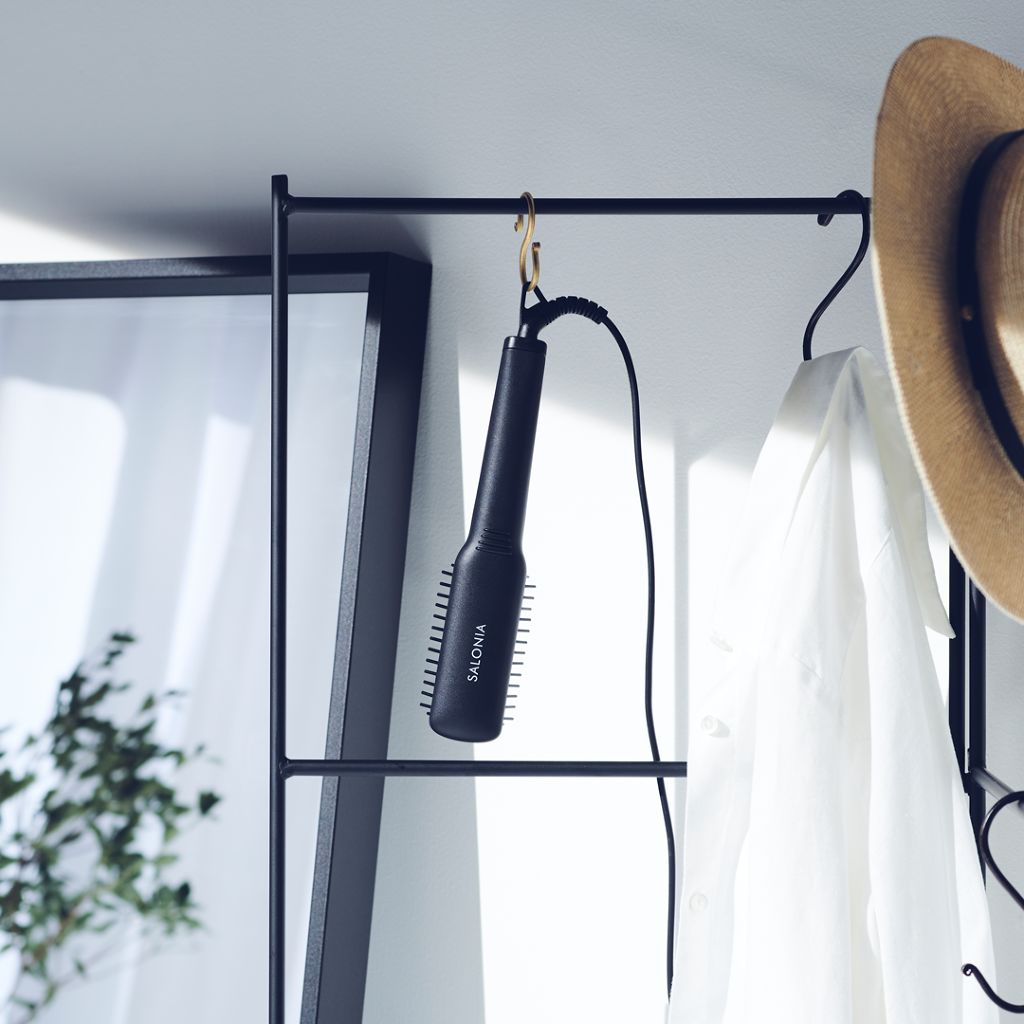 ストレートヒートブラシ スリム /SALONIA/ヒートブラシを使ったクチコミ（3枚目）