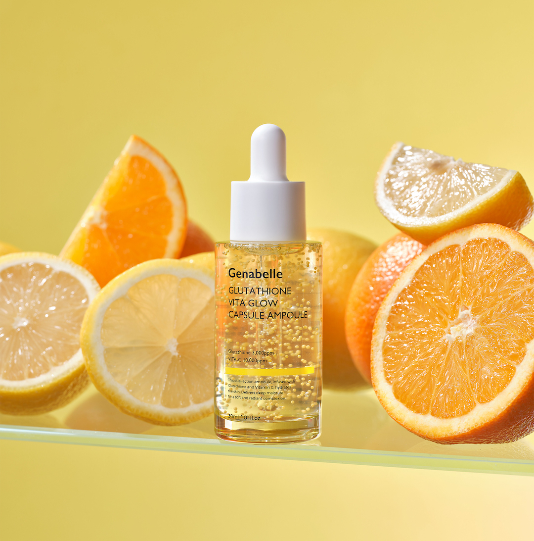 試してみた】グルタチオンビタグローカプセル美容液 Genabelleの効果