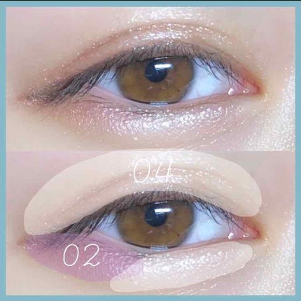 シングルカラーアイシャドウ/CEZANNE/単色アイシャドウを使ったクチコミ(2枚目)