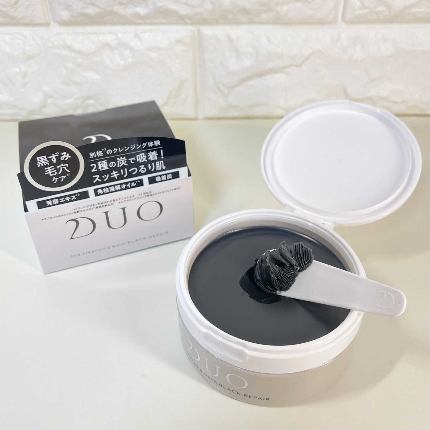 デュオ ザ クレンジングバーム ブラックリペア /DUO/クレンジングバームを使ったクチコミ(4枚目)