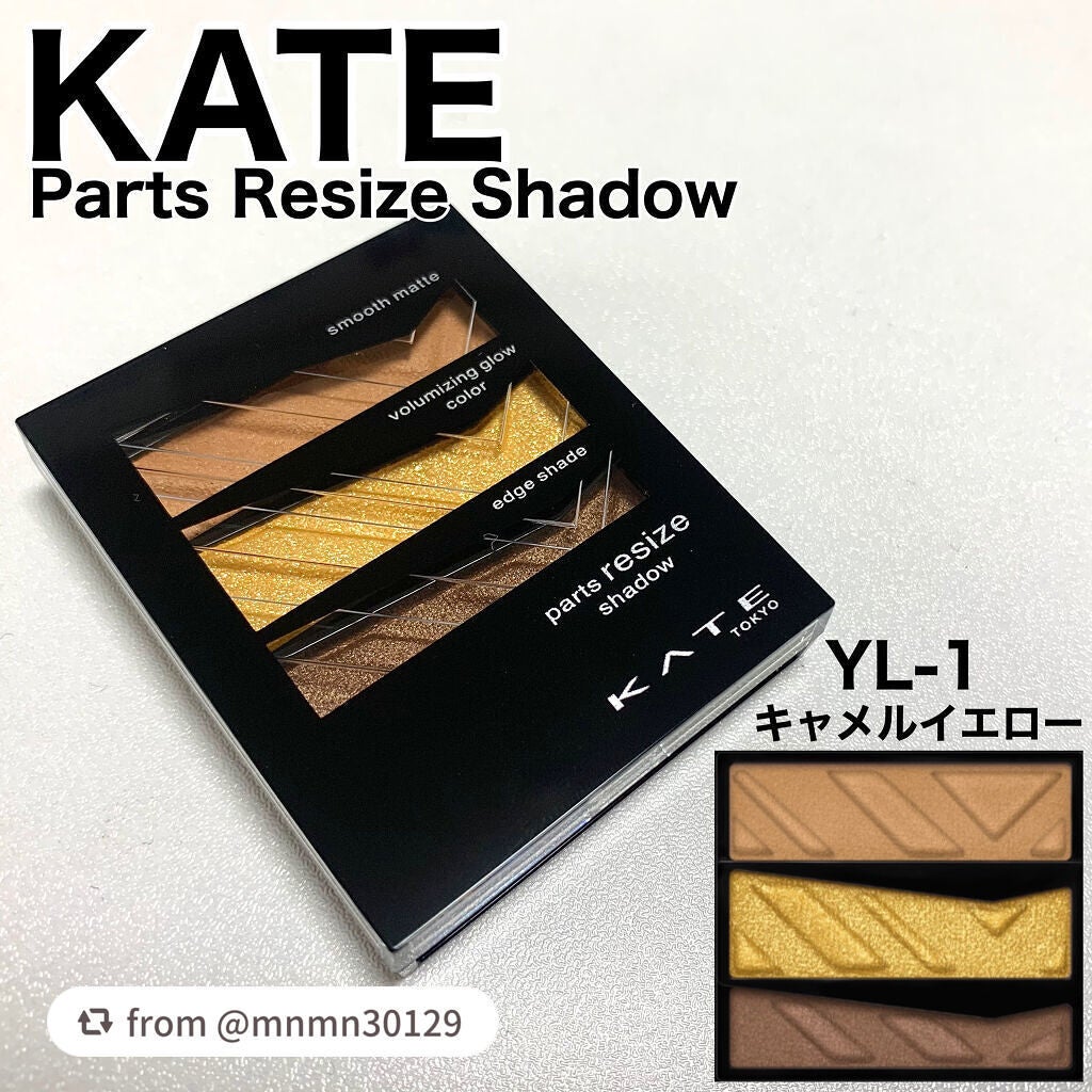 パーツリサイズシャドウ/KATE/アイシャドウパレットを使ったクチコミ(2枚目)