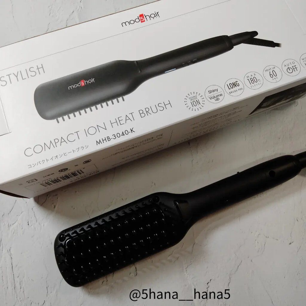スタイリッシュ コンパクトイオンヒートブラシ MHB-3040-K/mod's hair/ヒートブラシを使ったクチコミ（1枚目）