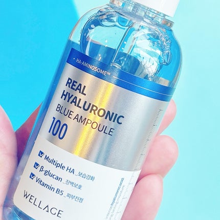 リアルヒアルロニックブルーアンプル 100/Wellage/美容液を使ったクチコミ(2枚目)